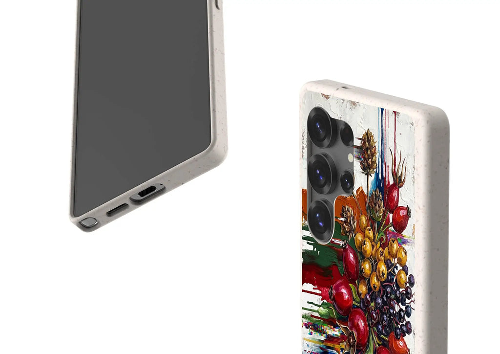 Autumn Berries and Botanicals by Frida Lövström — Samsung Galaxy Bio-degradable Case — Finnaij