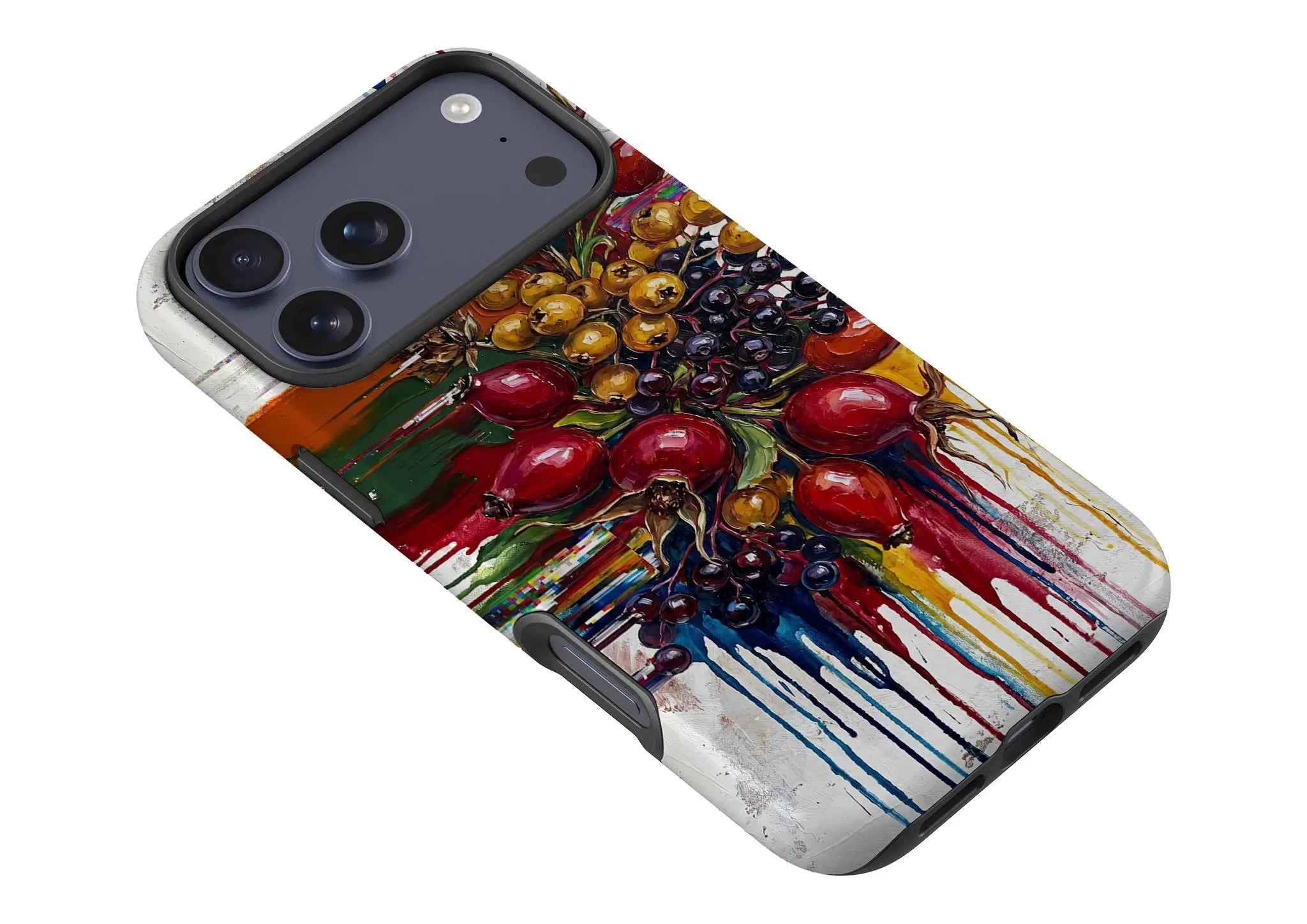 Autumn Berries and Botanicals by Frida Lövström — Magsafe Tough Case for iPhone — Finnaij