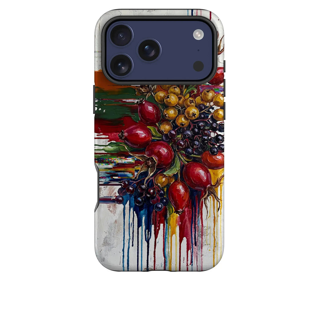 Autumn Berries and Botanicals by Frida Lövström — Magsafe Tough Case for iPhone — Finnaij