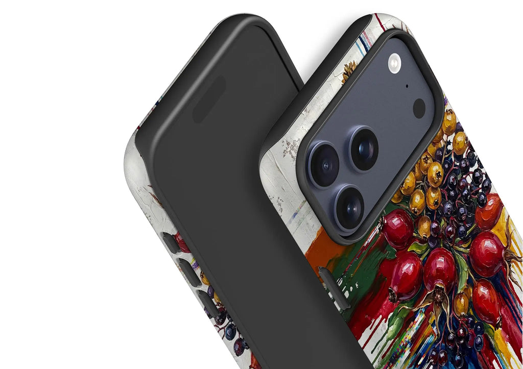 Autumn Berries and Botanicals by Frida Lövström — Magsafe Tough Case for iPhone — Finnaij