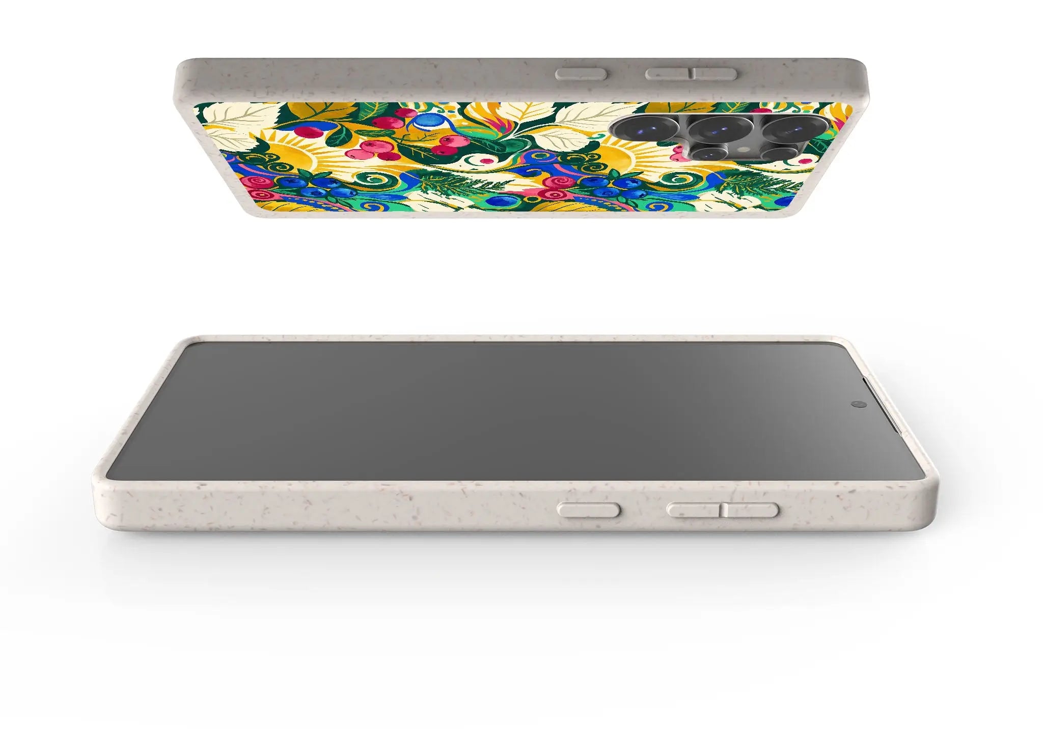 Berry Meadow Glow by Aino Kallio — Samsung Galaxy Bio-degradable Case — Finnaij