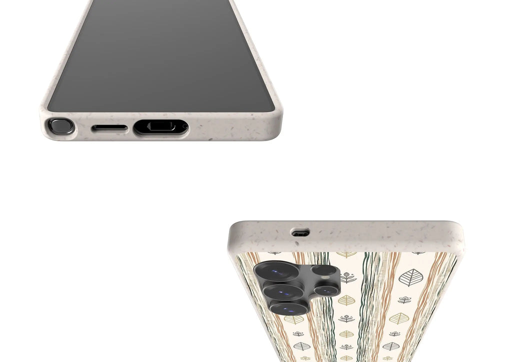 Birch Linen Harmony by Elsi Vaarala — Samsung Galaxy Bio-degradable Case — Finnaij