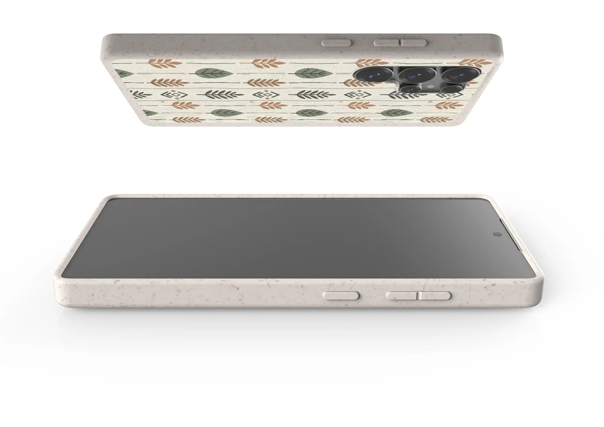 Birch and Linen Pattern by Elsi Vaarala — Samsung Galaxy Bio-degradable Case — Finnaij