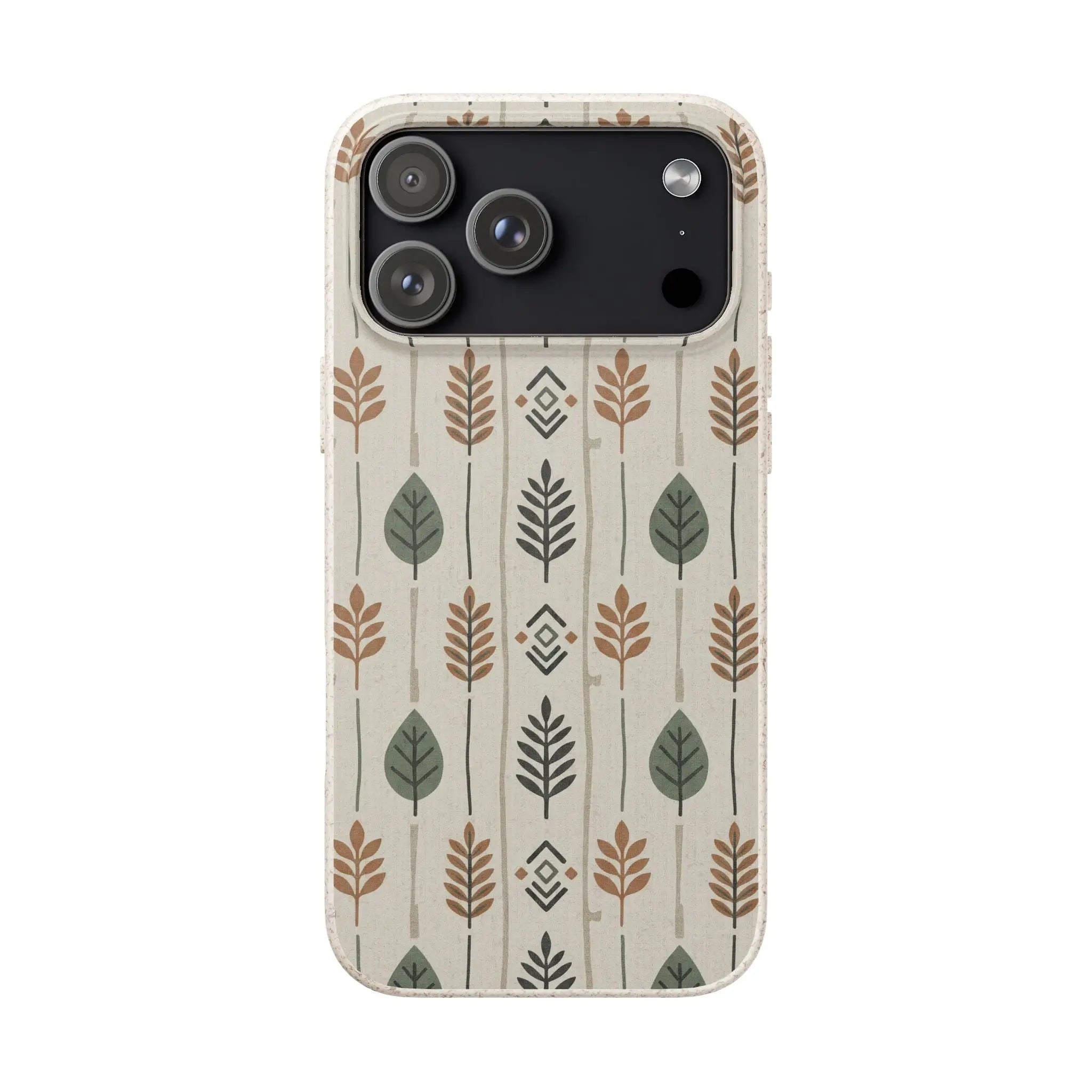 Birch and Linen Pattern by Elsi Vaarala — iPhone Bio-degradable Case — Finnaij