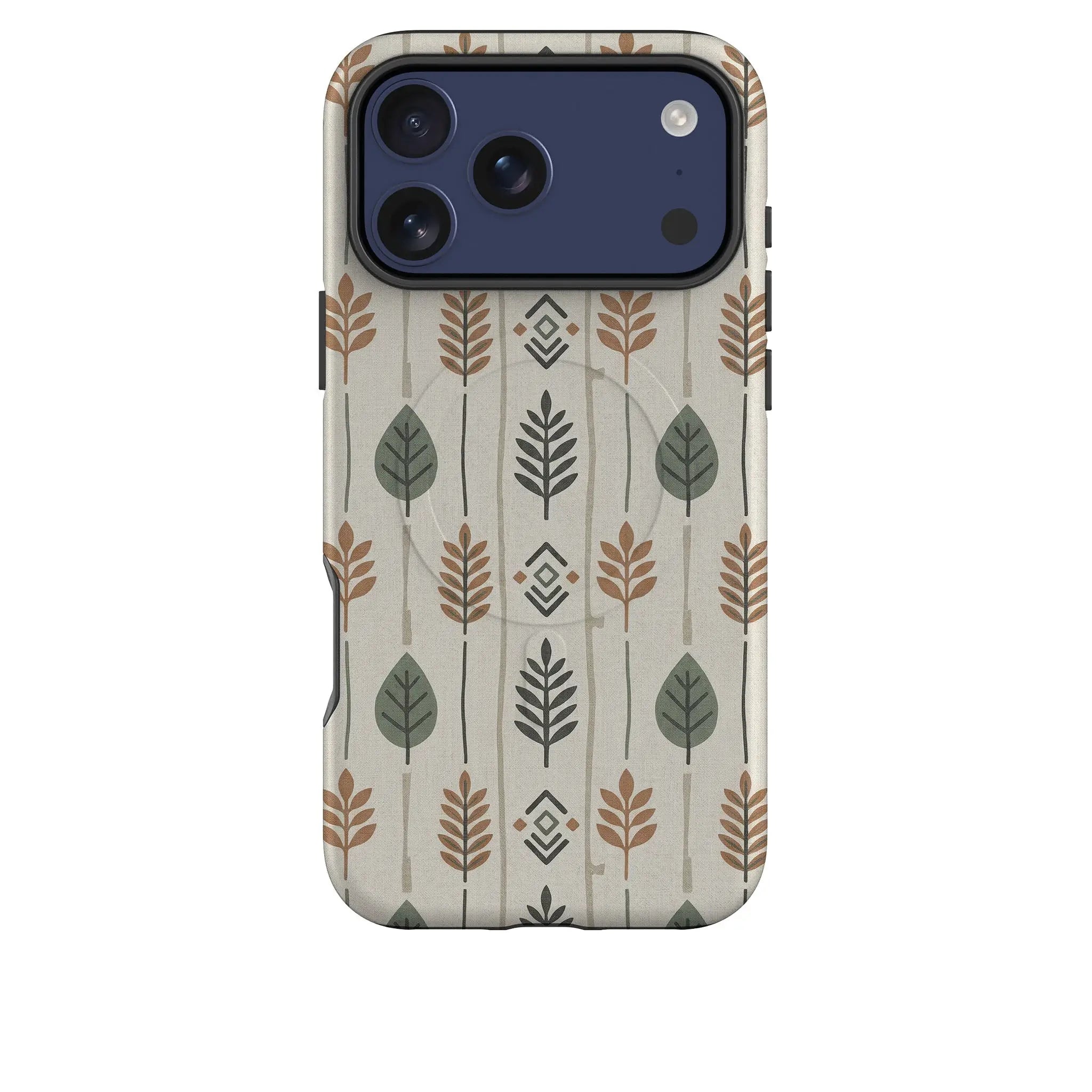 Birch and Linen Pattern by Elsi Vaarala — Magsafe Tough Case for iPhone — Finnaij