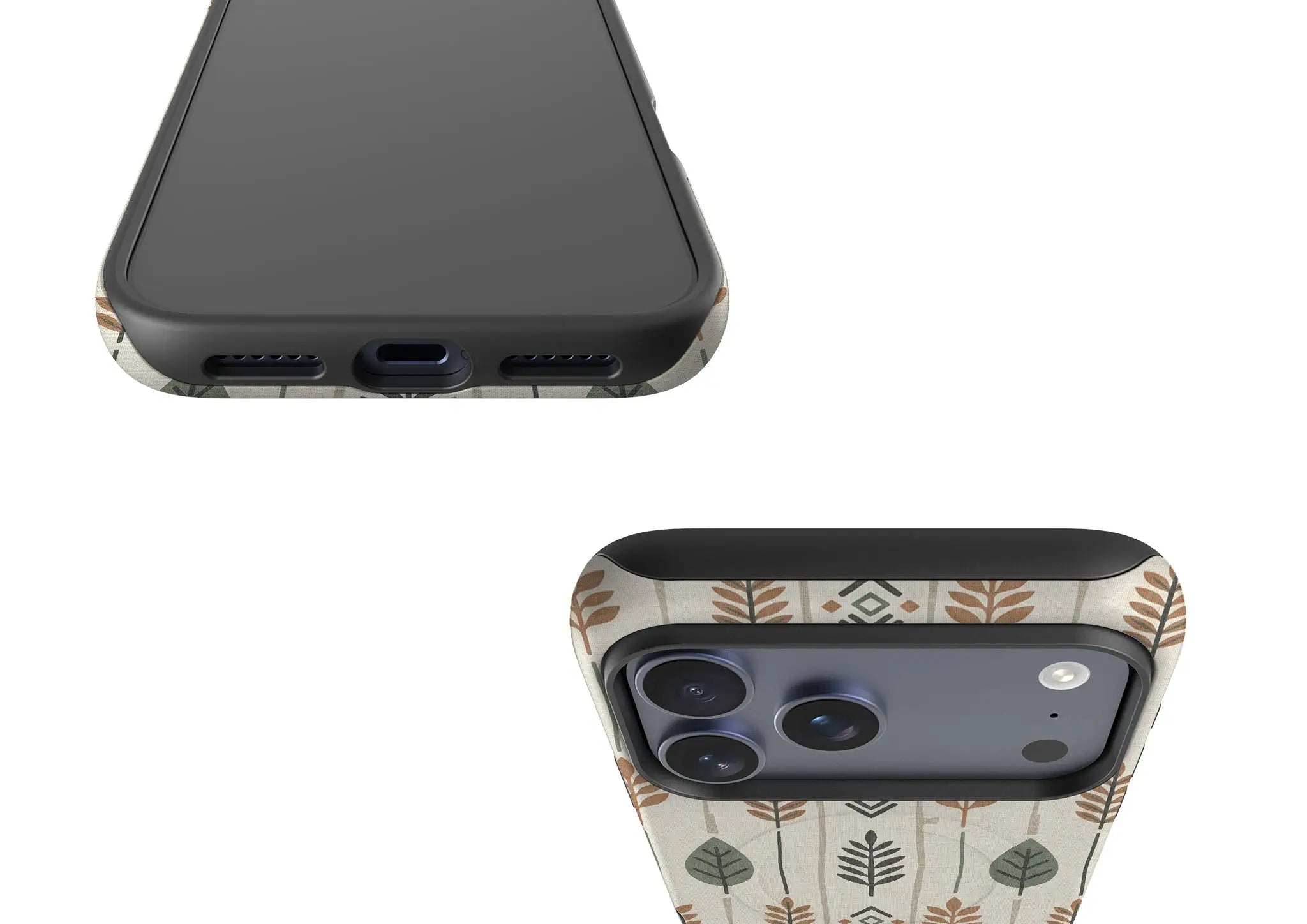 Birch and Linen Pattern by Elsi Vaarala — Magsafe Tough Case for iPhone — Finnaij