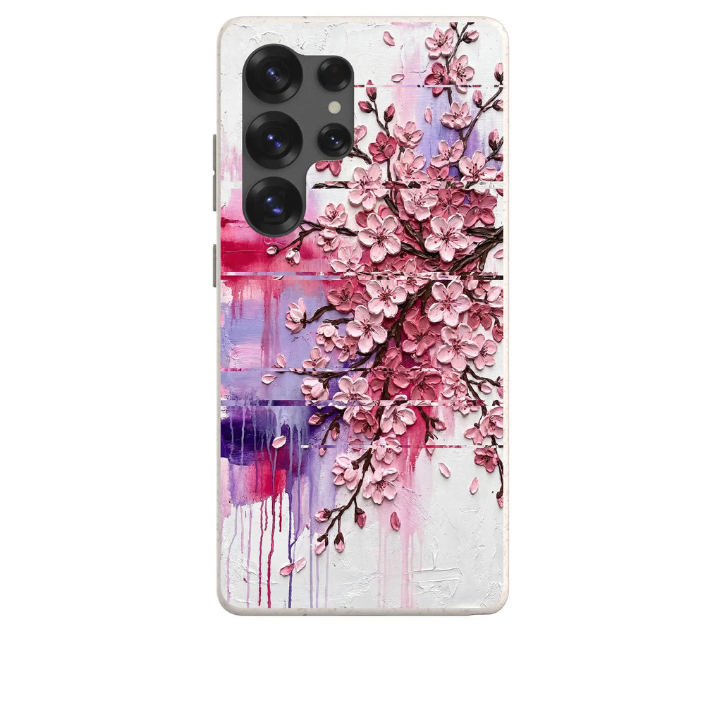 Cherry Blossoms by Frida Lövström— Samsung Galaxy Bio-degradable Case — Finnaij