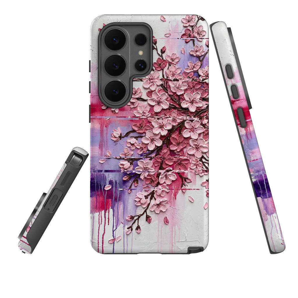 Cherry Blossoms by Frida Lövström — Tough Case for Samsung — Three Quarter — Finnaij