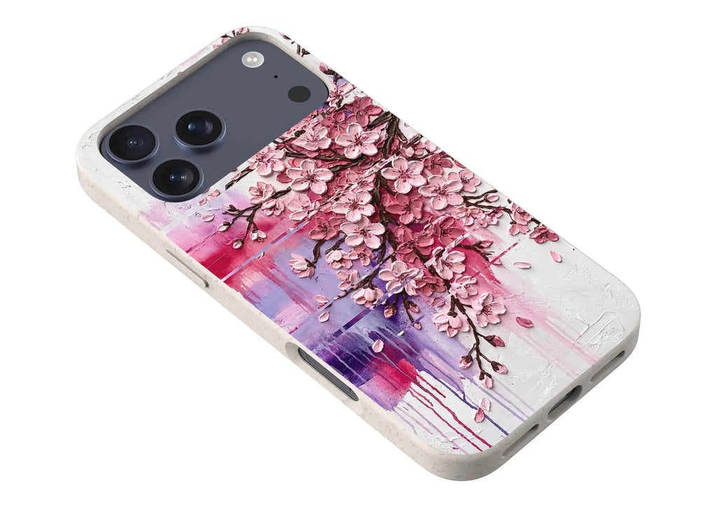 Cherry Blossoms by Frida Lövström — iPhone Bio-degradable Case — Finnaij