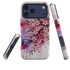 Cherry Blossoms by Frida Lövström — Magsafe Tough Case for iPhone — Three Quarter — Finnaij
