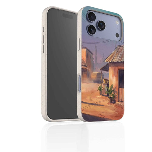 City Edge Quiet Street by Tobi Akinyemi — iPhone Bio-degradable Case — Finnaij