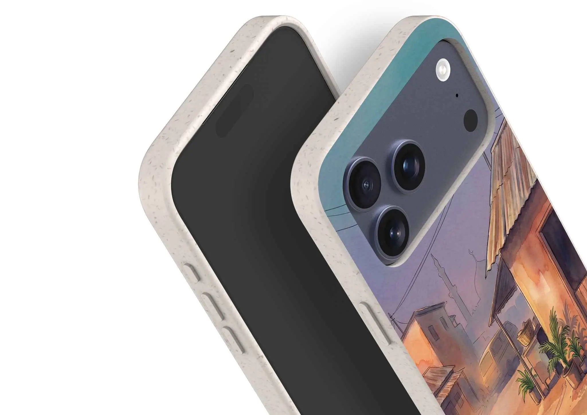 City Edge Quiet Street by Tobi Akinyemi — iPhone Bio-degradable Case — Finnaij