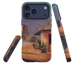 City Edge Quiet Street by Tobi Akinyemi — MagSafe Tough Case for iPhone — Three Quarter — Finnaij