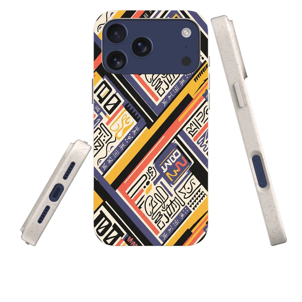 Danfo After Dark by Ada Okoye — iPhone Bio-degradable Case — Three Quarter — Finnaij