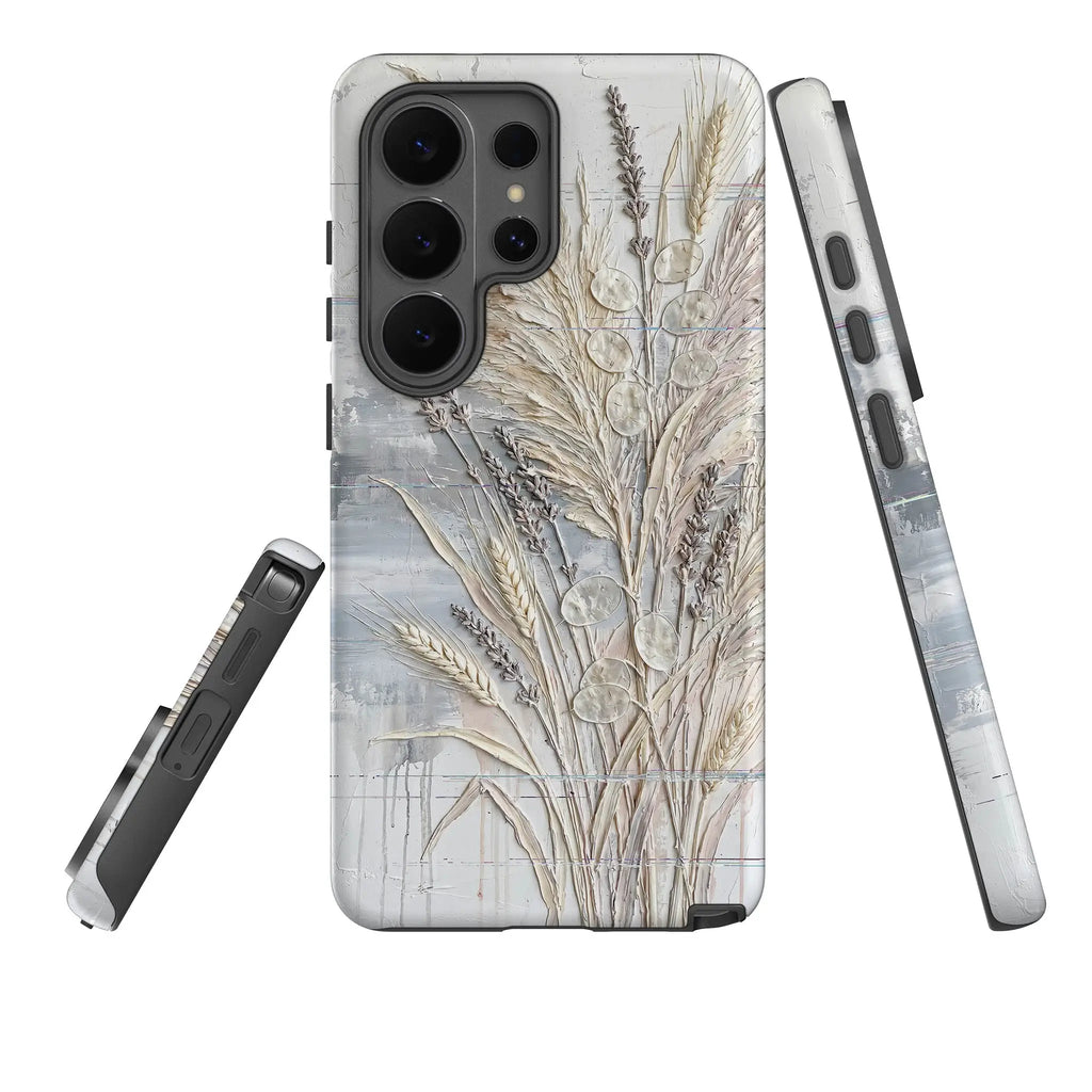 Dried Flowers and Grasses by Frida Lövström — Tough Case for Samsung — Three Quarter — Finnaij