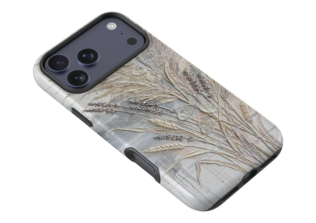 Dried Flowers and Grasses by Frida Lövström — Magsafe Tough Case for iPhone — Finnaij
