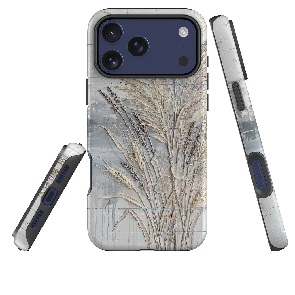 Dried Flowers and Grasses by Frida Lövström — Magsafe Tough Case for iPhone — Three Quarter — Finnaij