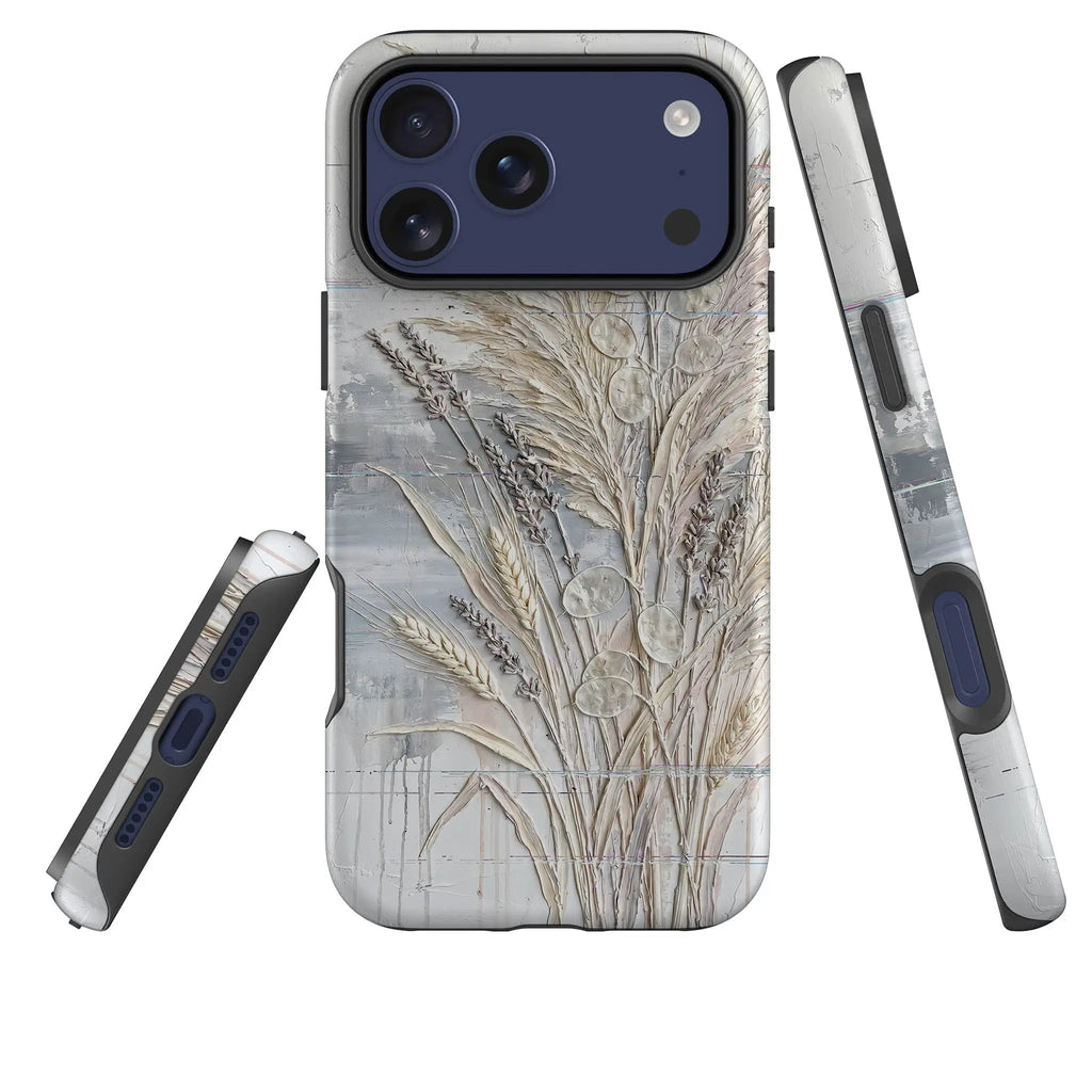 Dried Flowers and Grasses by Frida Lövström — Tough Case for iPhone — Three Quarter — Finnaij