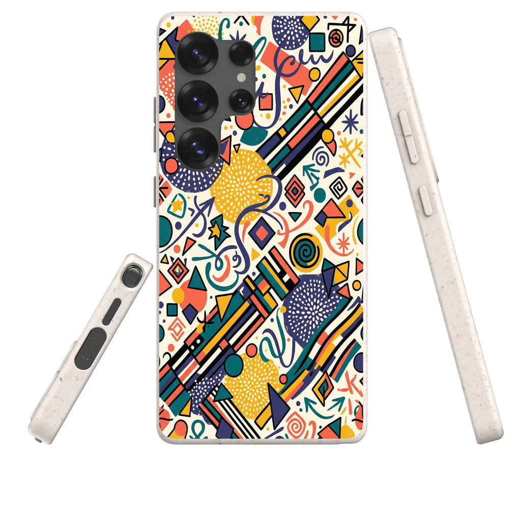 Festival Confetti (Daylight) by Ada Okoye — Samsung Galaxy Bio-degradable Case — Three Quarter — Finnaij