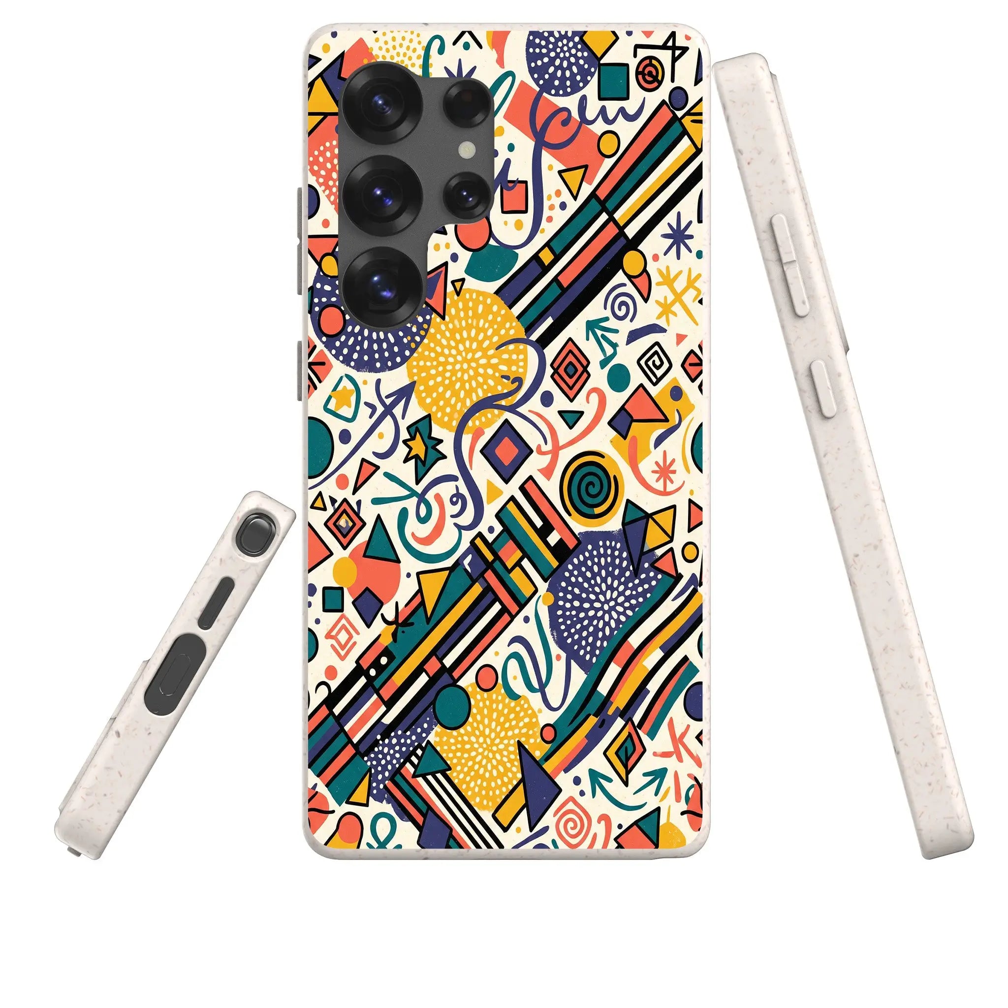 Festival Confetti (Daylight) by Ada Okoye — Samsung Galaxy Bio-degradable Case — Three Quarter — Finnaij