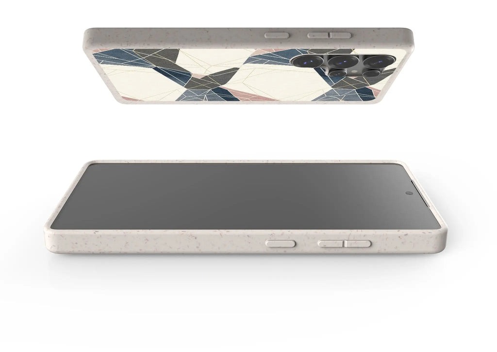 Frozen Lake Geometry by Elsi Vaarala — Samsung Galaxy Bio-degradable Case — Finnaij