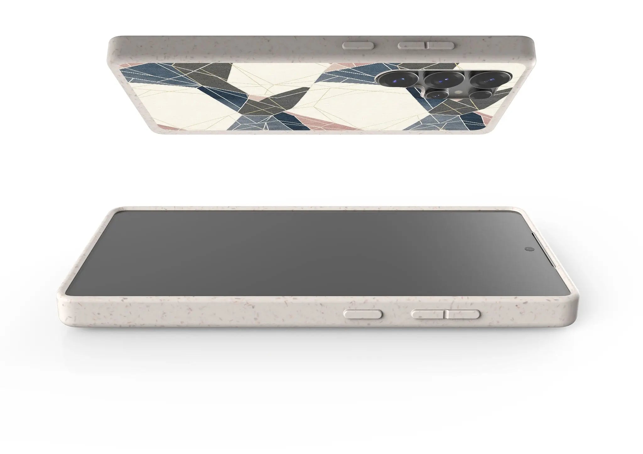 Frozen Lake Geometry by Elsi Vaarala — Samsung Galaxy Bio-degradable Case — Finnaij