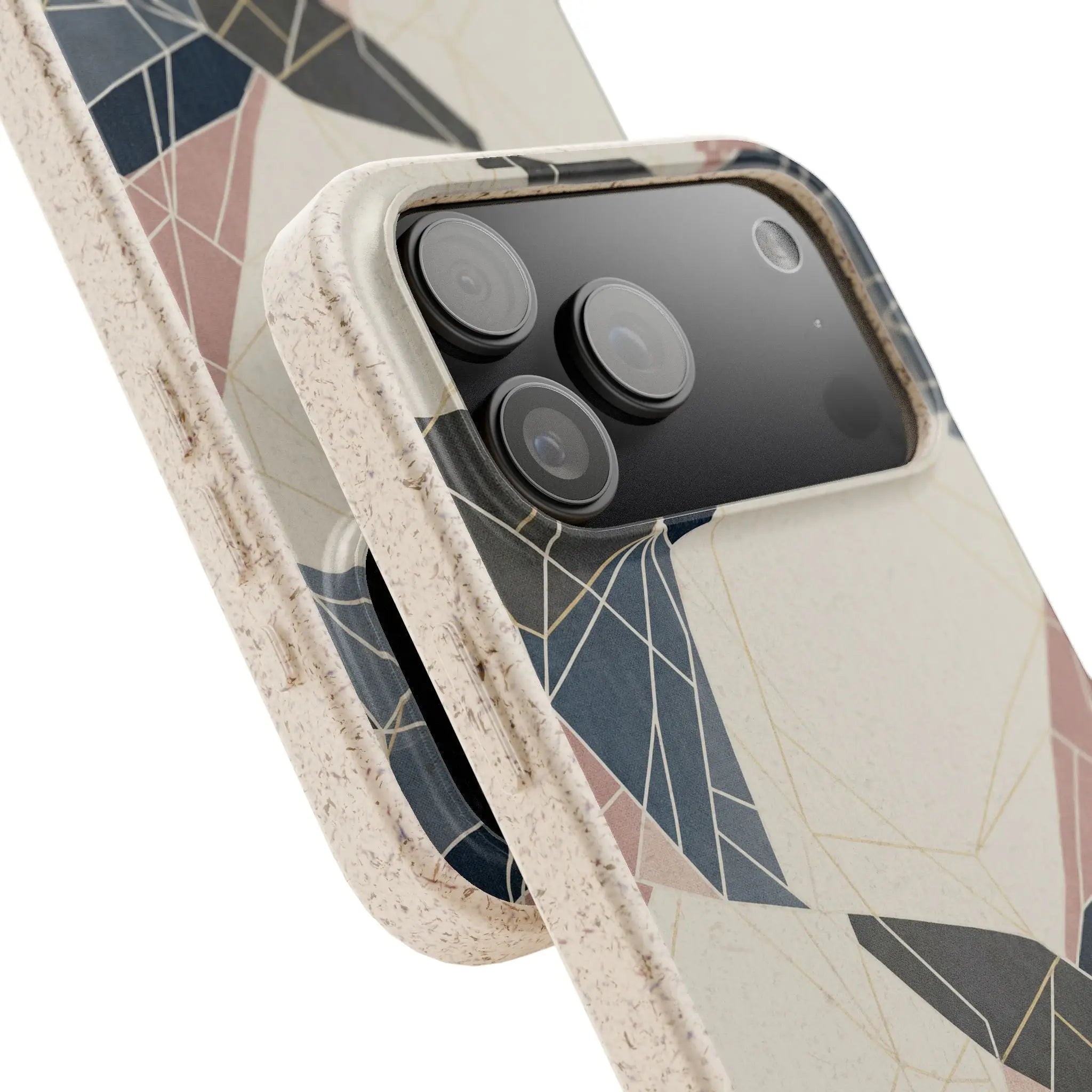 Frozen Lake Geometry by Elsi Vaarala — iPhone Bio-degradable Case — Finnaij