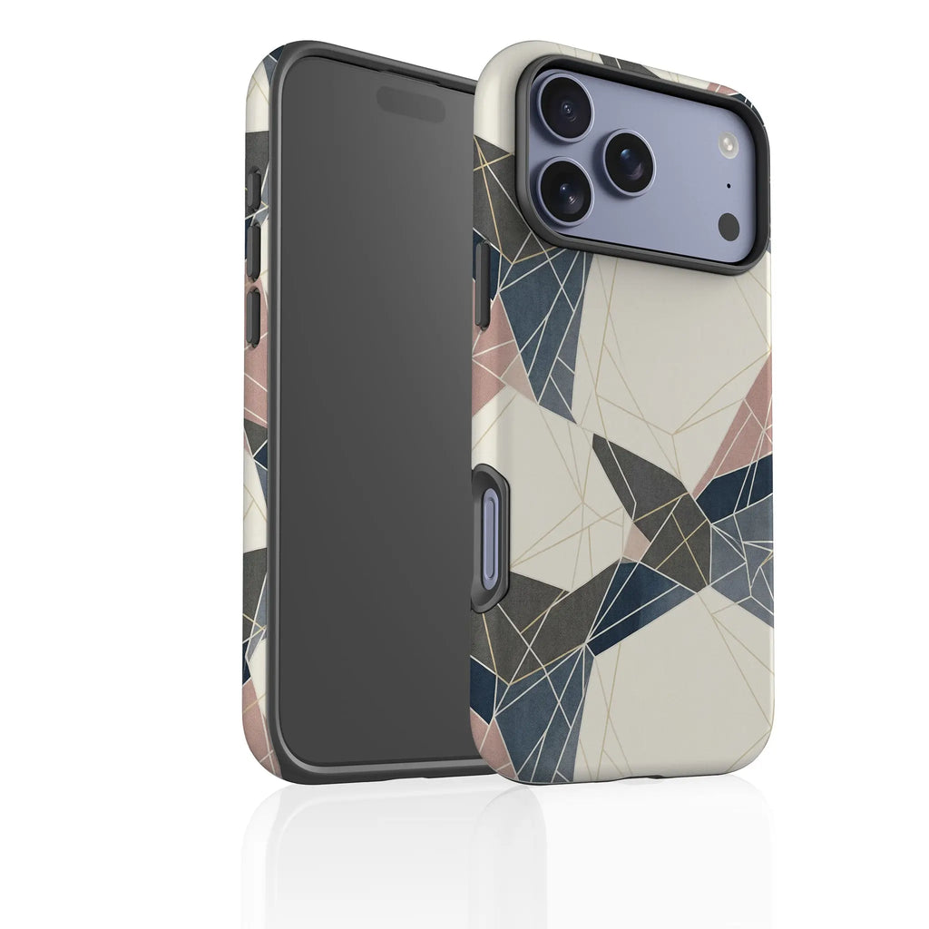 Frozen Lake Geometry by Elsi Vaarala — Tough Case for iPhone — Finnaij