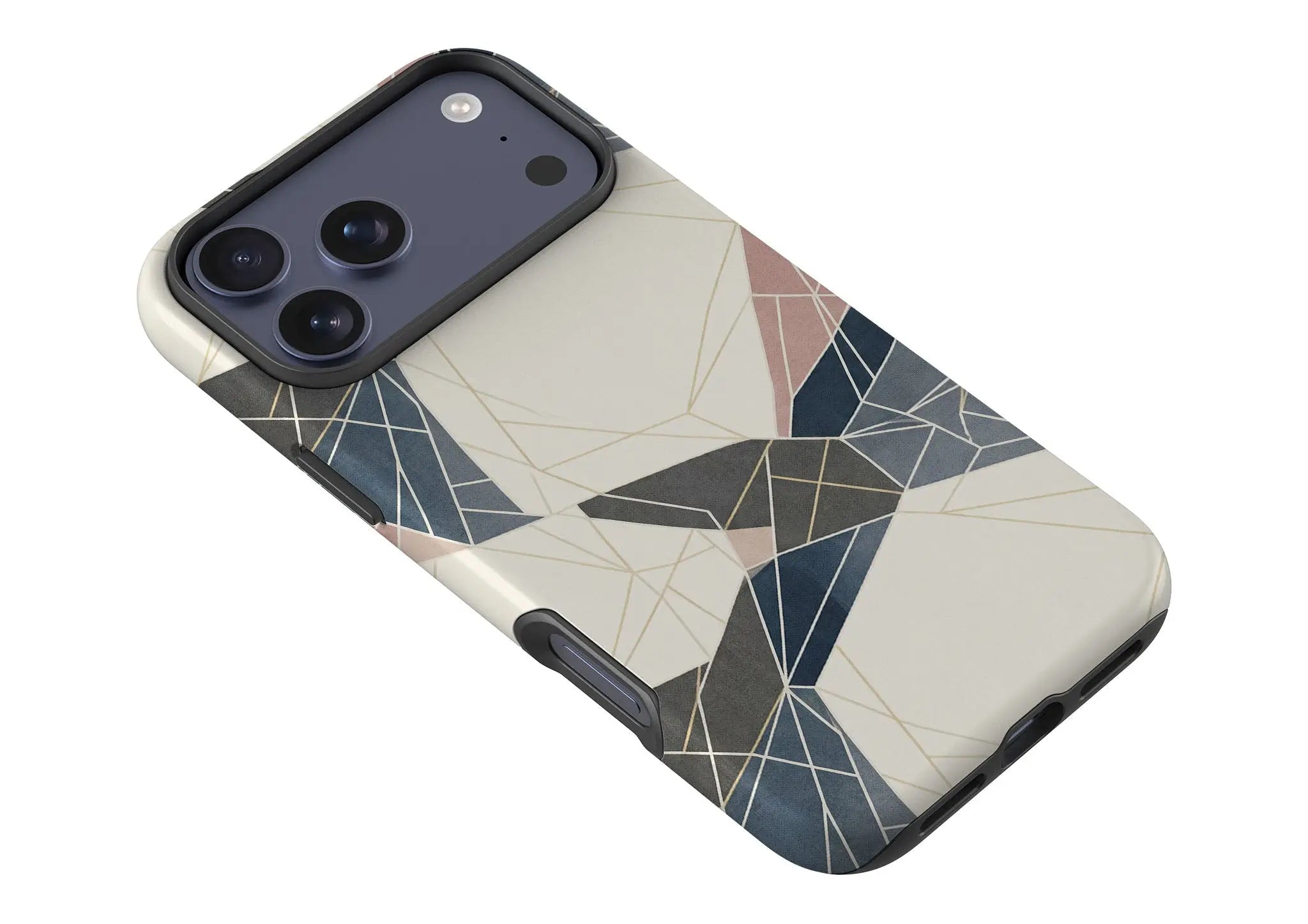 Frozen Lake Geometry by Elsi Vaarala — Tough Case for iPhone — Finnaij
