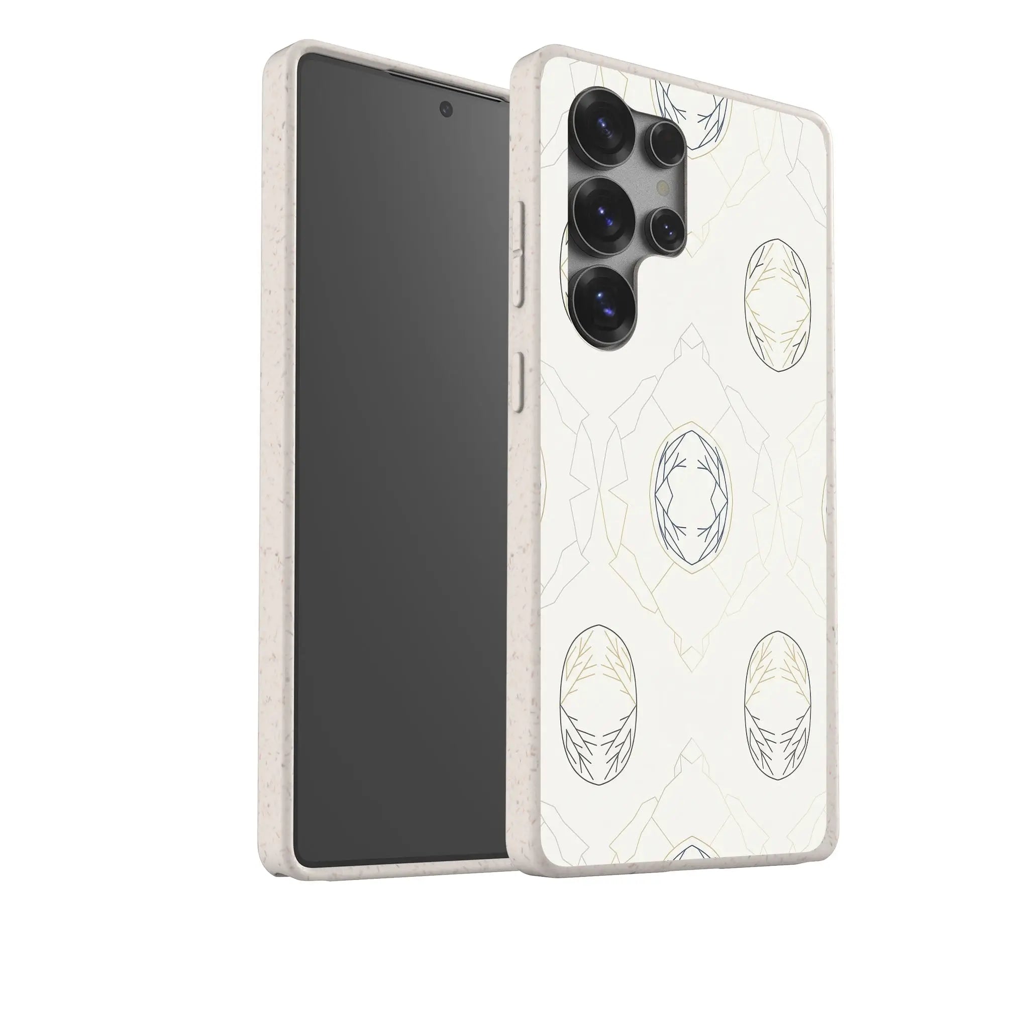 Frozen Lake Silence by Elsi Vaarala — Samsung Galaxy Bio-degradable Case — Finnaij