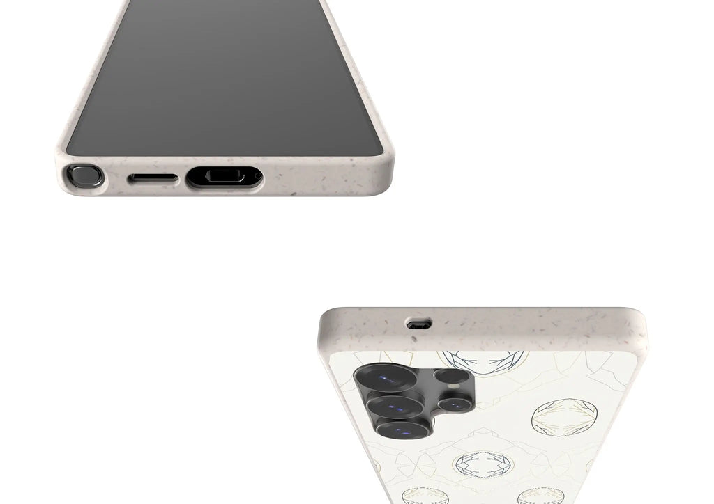 Frozen Lake Silence by Elsi Vaarala — Samsung Galaxy Bio-degradable Case — Finnaij