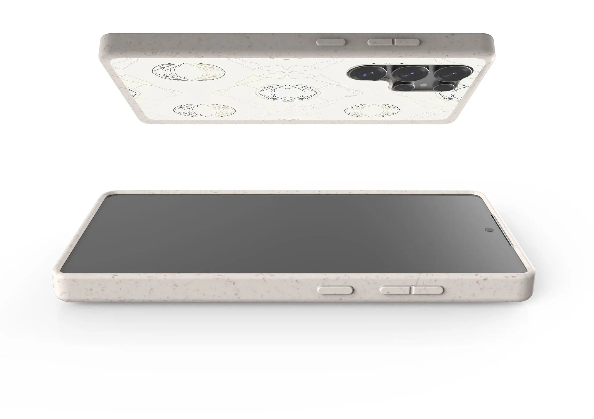 Frozen Lake Silence by Elsi Vaarala — Samsung Galaxy Bio-degradable Case — Finnaij