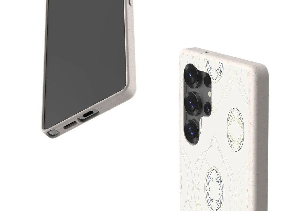 Frozen Lake Silence by Elsi Vaarala — Samsung Galaxy Bio-degradable Case — Finnaij