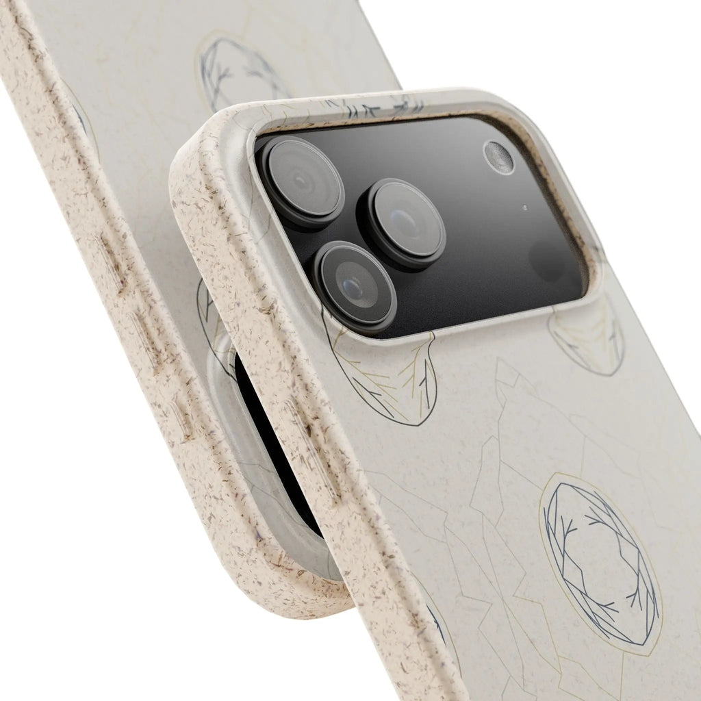 Frozen Lake Silence by Elsi Vaarala — iPhone Bio-degradable Case — Finnaij