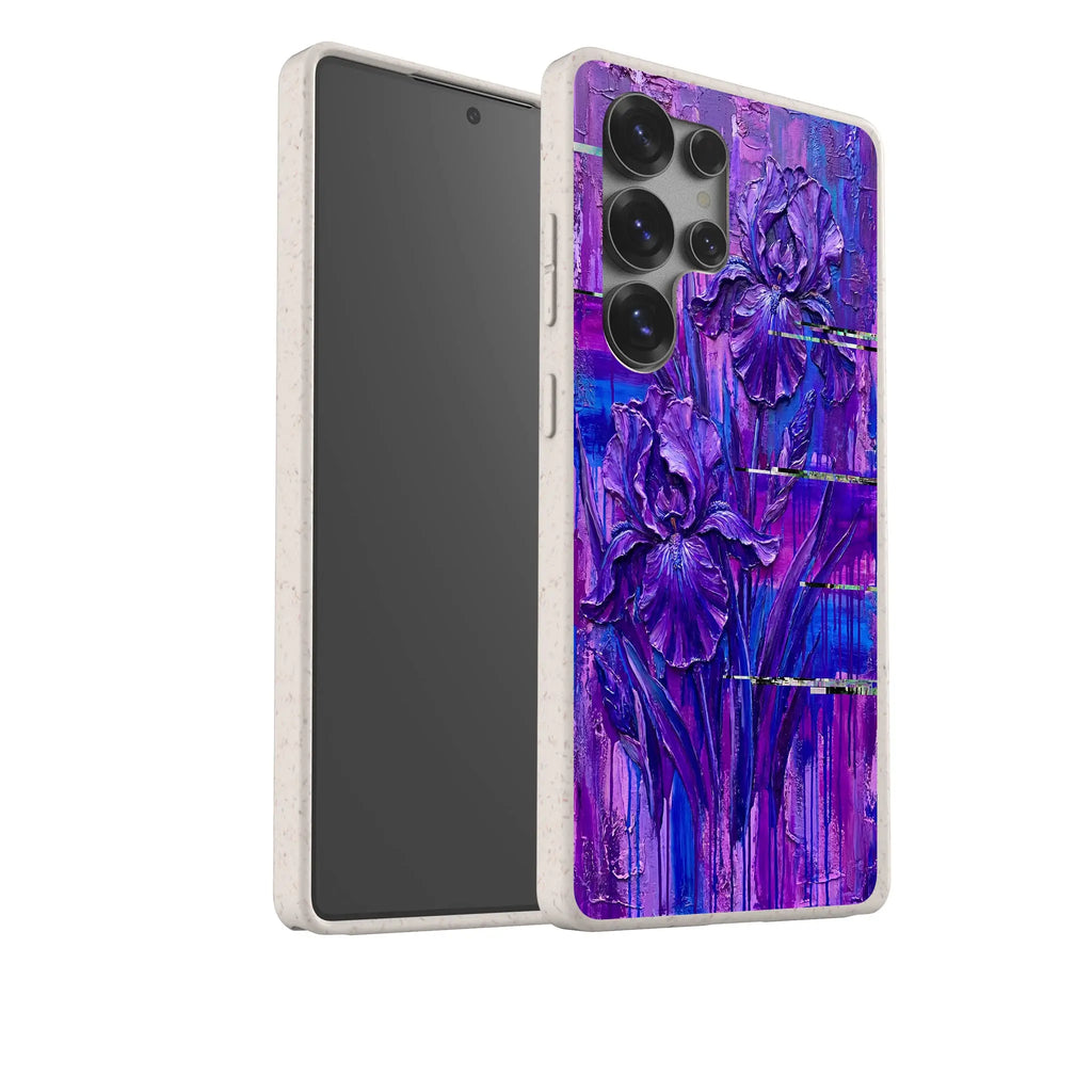 Iris Flowers by Frida Lövström — Samsung Galaxy Bio-degradable Case — Finnaij