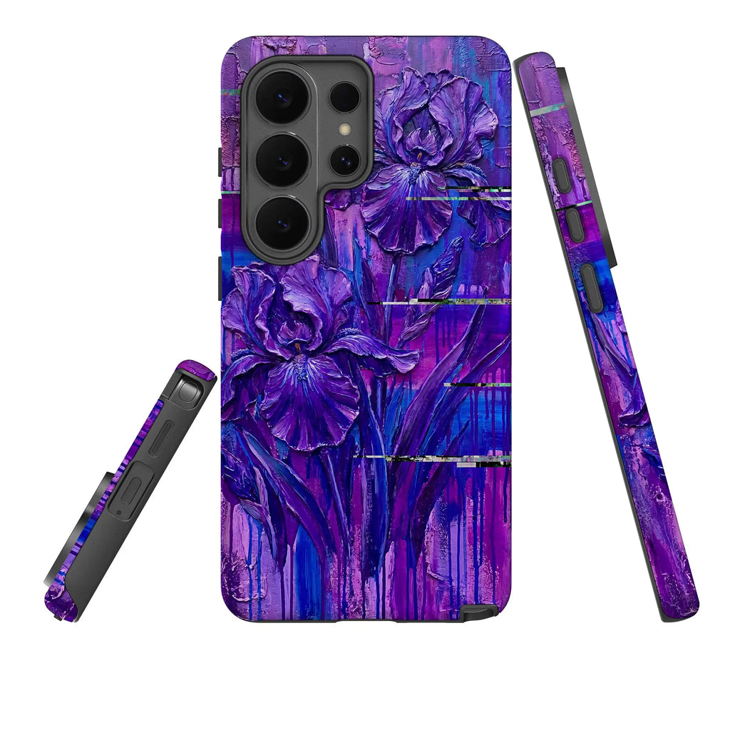 Iris Flowers by Frida Lövström — Tough Case for Samsung — Three Quarter — Finnaij