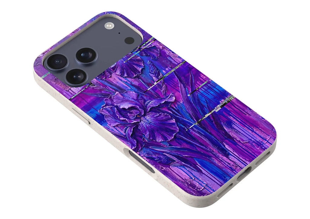 Iris Flowers by Frida Lövström — iPhone Bio-degradable Case — Finnaij