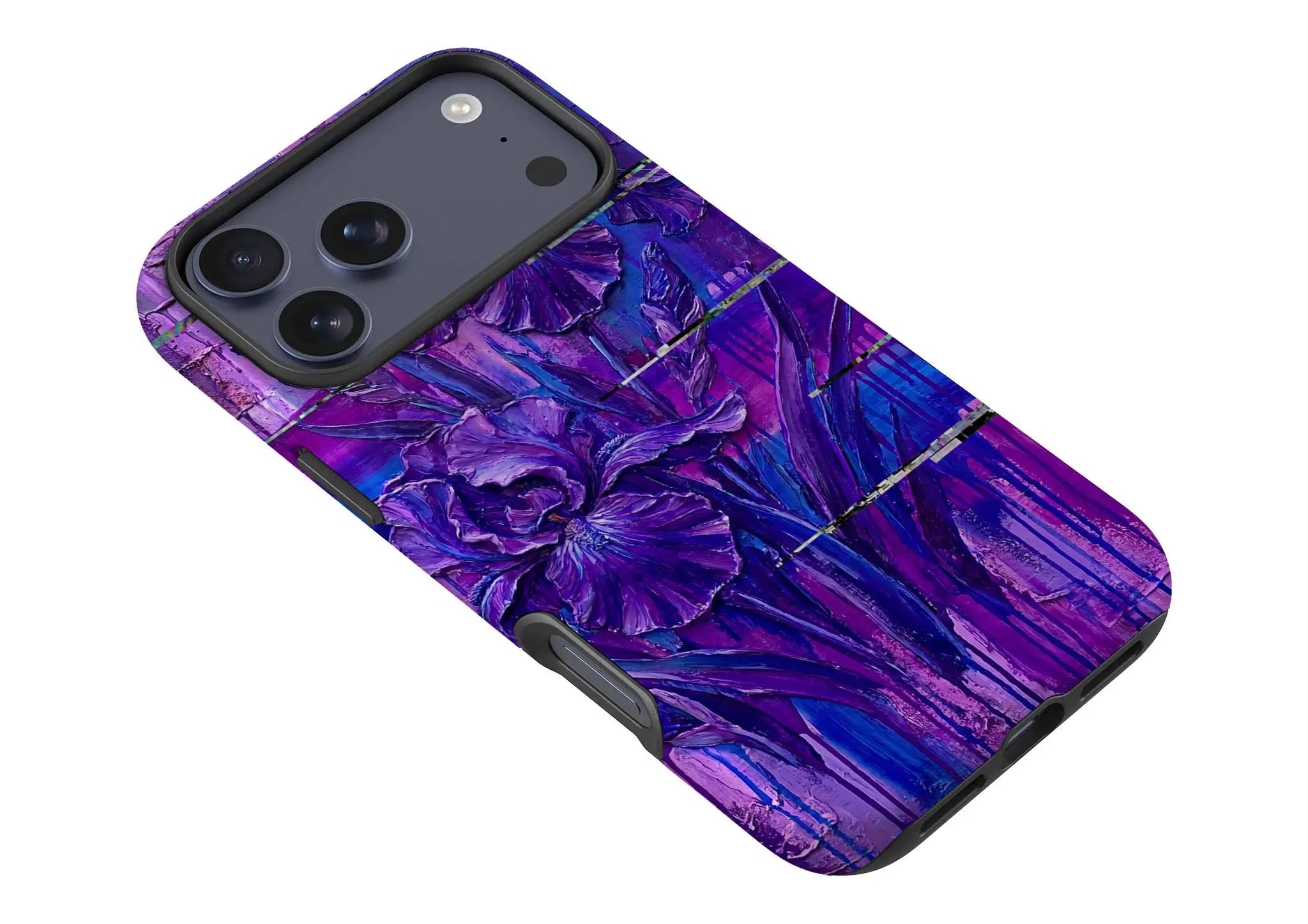 Iris Flowers by Frida Lövström — Magsafe Tough Case for iPhone — Finnaij