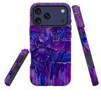 Iris Flowers by Frida Lövström — Magsafe Tough Case for iPhone — Three Quarter — Finnaij