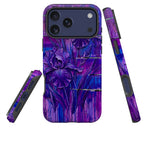 Iris Flowers by Frida Lövström — Tough Case for iPhone — Three Quarter — Finnaij