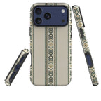 Karelian Ribbon Luxe by Elsi Vaarala — Tough Case for iPhone — Three Quarter — Finnaij