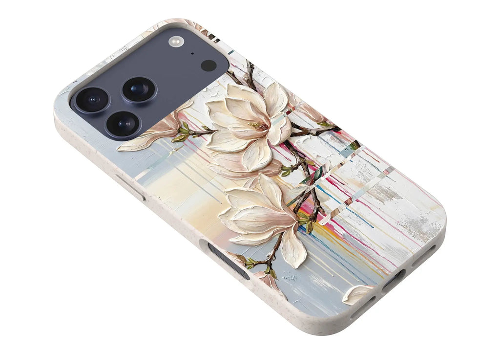 Magnolia Branches by Frida Lövström — iPhone Bio-degradable Case — Finnaij