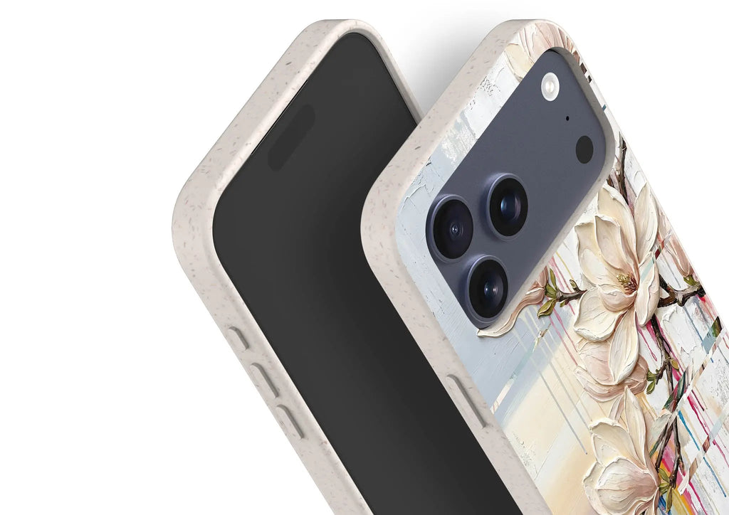 Magnolia Branches by Frida Lövström — iPhone Bio-degradable Case — Finnaij