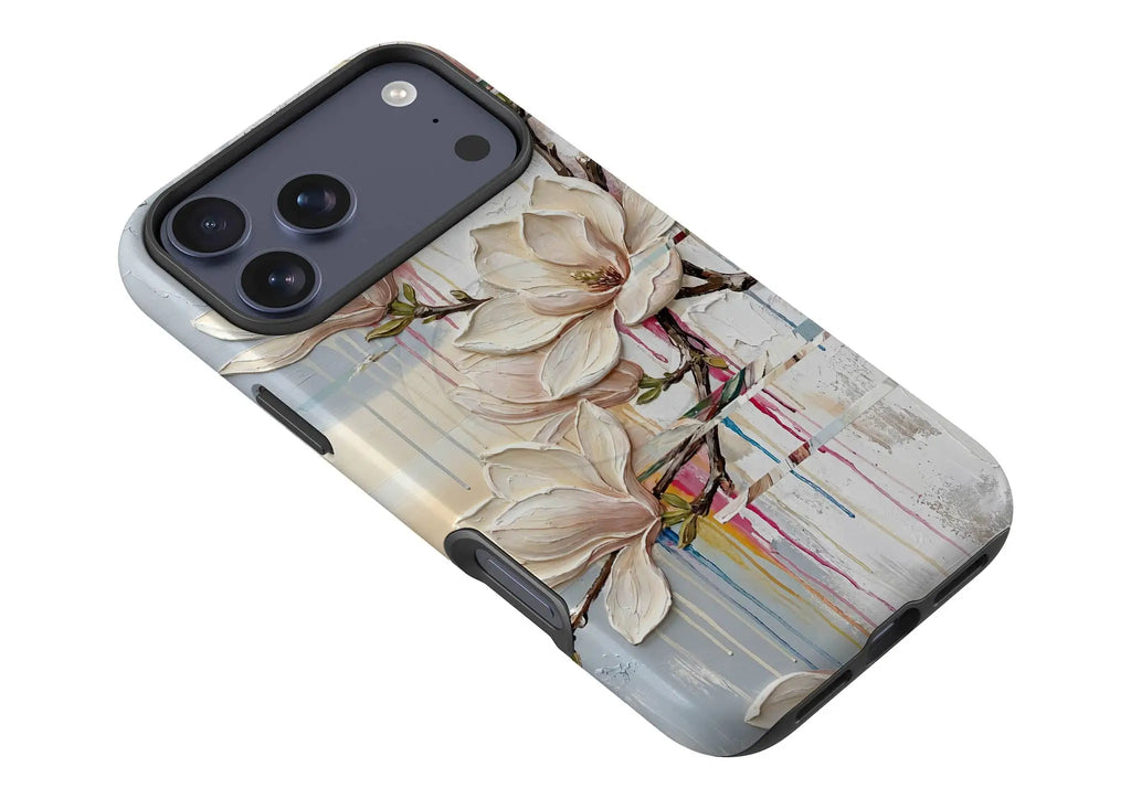 Magnolia Branches by Frida Lövström — Magsafe Tough Case for iPhone — Finnaij