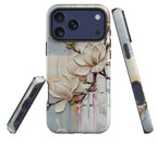 Magnolia Branches by Frida Lövström — Magsafe Tough Case for iPhone — Three Quarter — Finnaij
