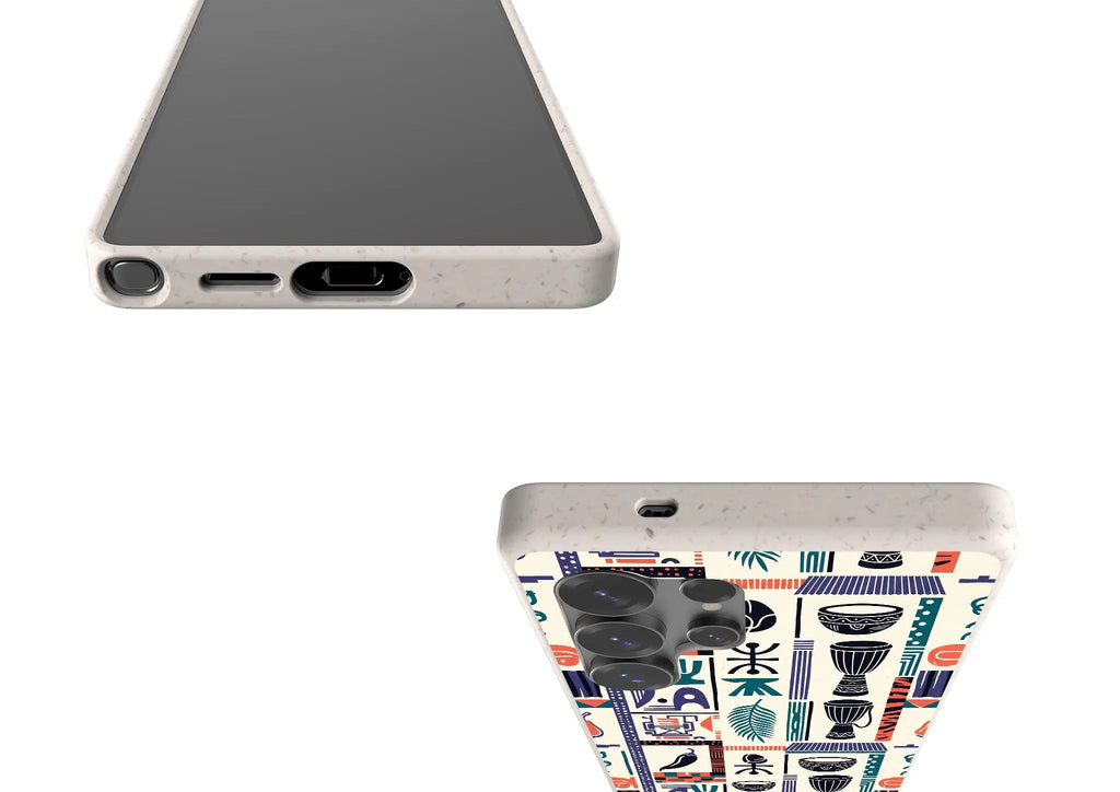 Market Day Icons by Ada Okoye — Samsung Galaxy Bio-degradable Case — Finnaij