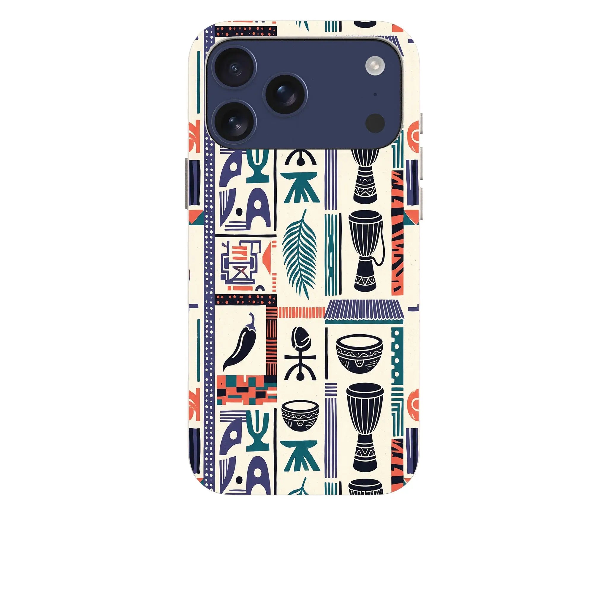 Market Day Icons by Ada Okoye — iPhone Bio-degradable Case — Finnaij