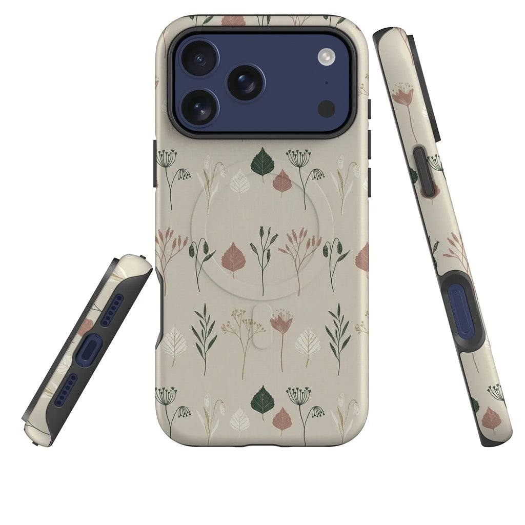 Meadow Relic by Elsi Vaarala — Magsafe Tough Case for iPhone — Three Quarter — Finnaij