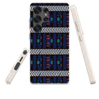 Midnight Aso-Oke by Ada Okoye — Samsung Galaxy Bio-degradable Case — Three Quarter — Finnaij