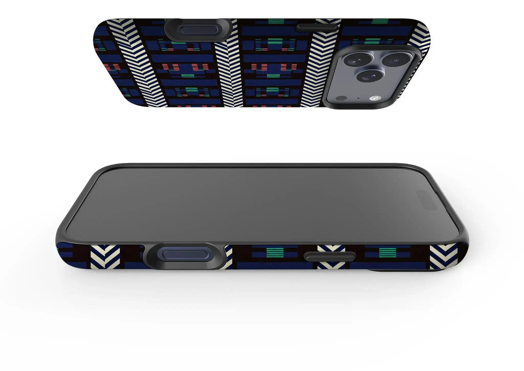 Midnight Aso-Oke by Ada Okoye — MagSafe Tough Case for iPhone — Finnaij